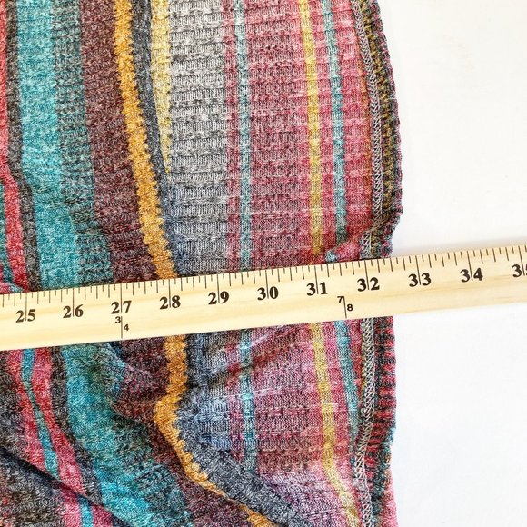 Elan Horizontal Striped Swing Sweater Dress M - Picture 10 of 10